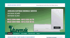 Desktop Screenshot of ankarabaymakservisi.com