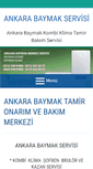 Mobile Screenshot of ankarabaymakservisi.com